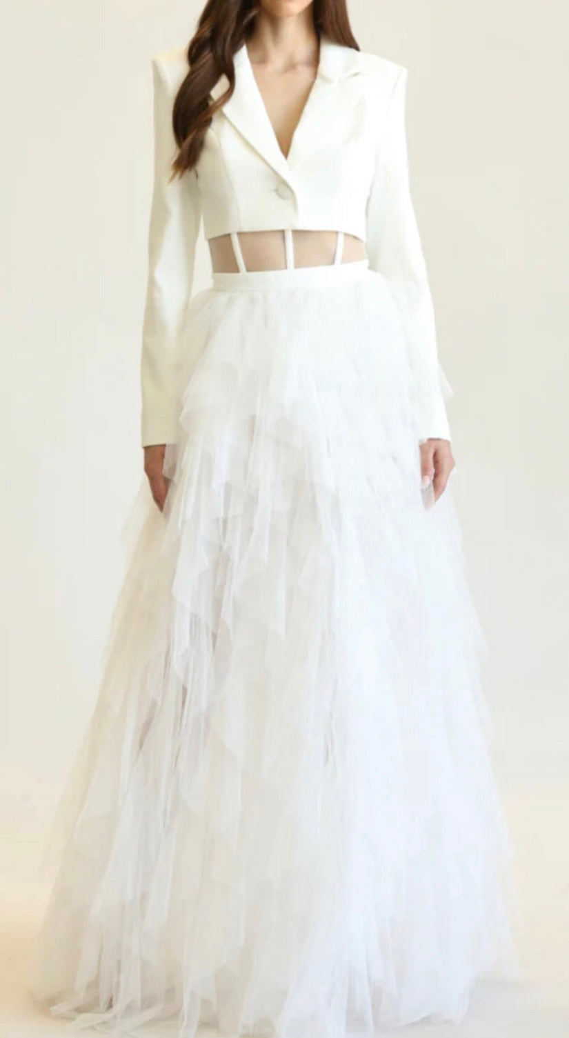 Ace Tulle-Skirt Blazer Set