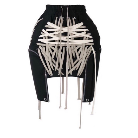 Ava Lace Up Skirt