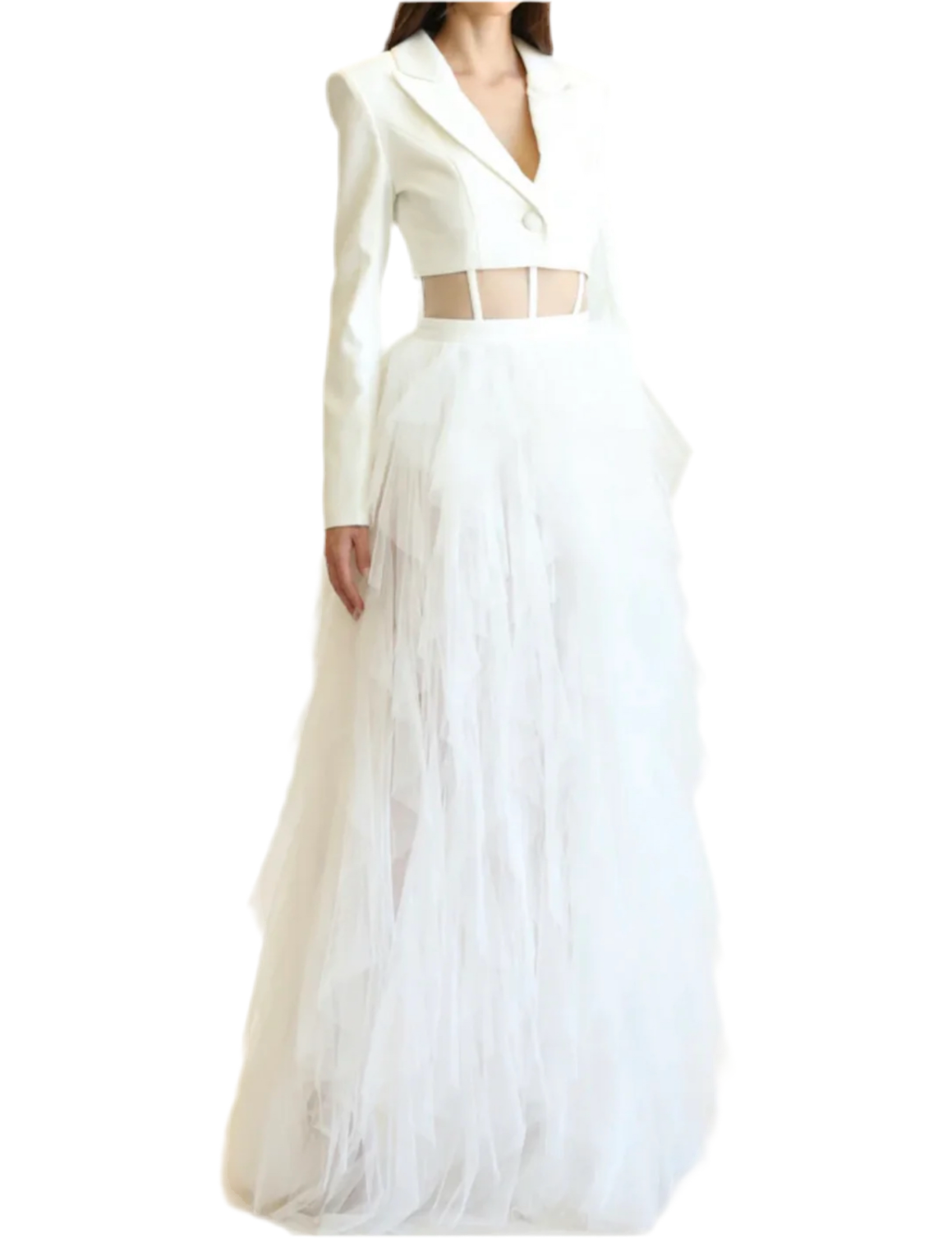 Ace Tulle-Skirt Blazer Set