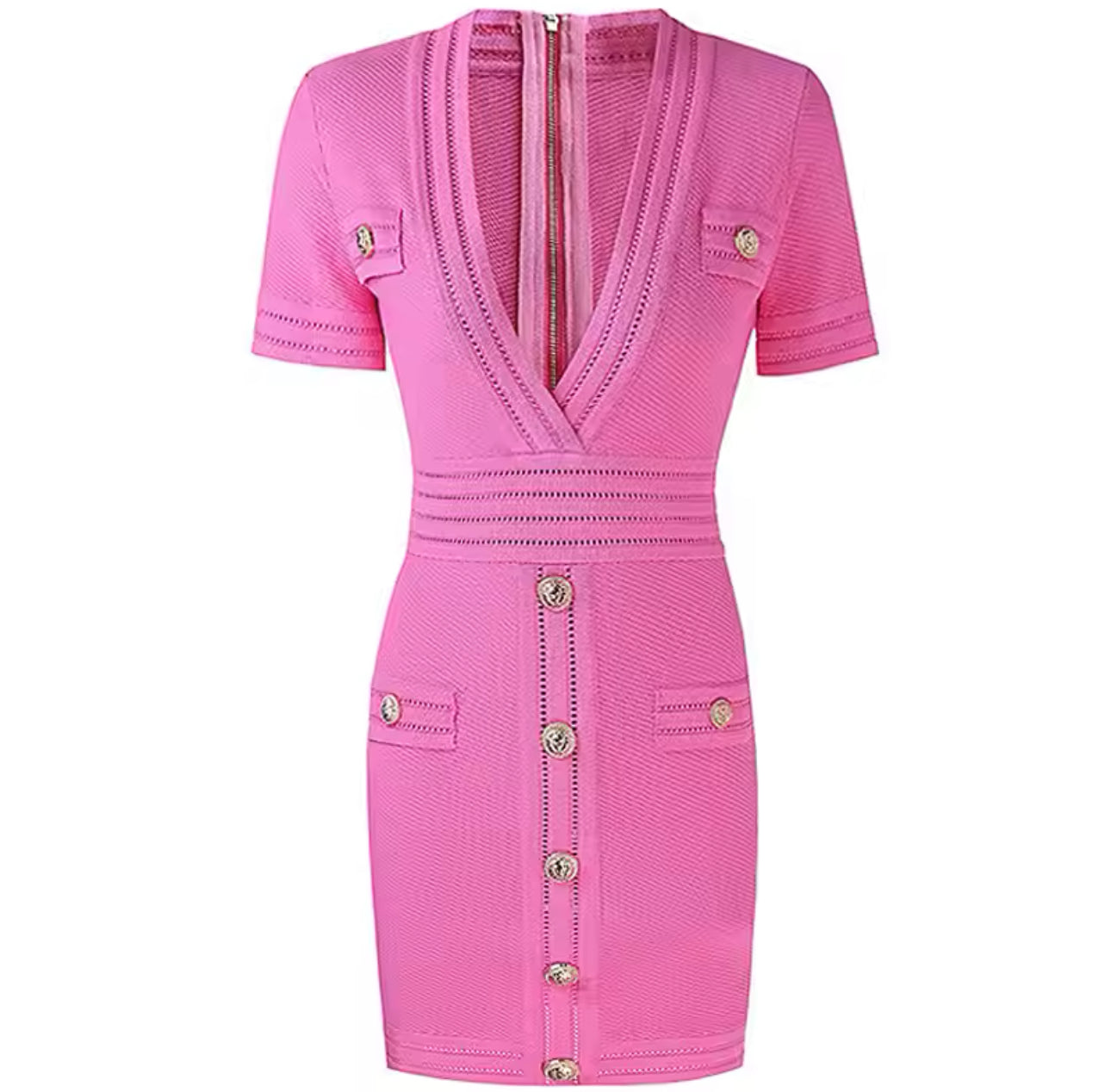 Olivia Knit Pink Dress