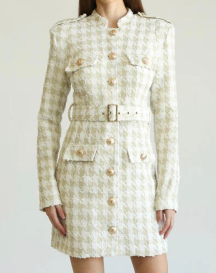 Alma Tweed Dress