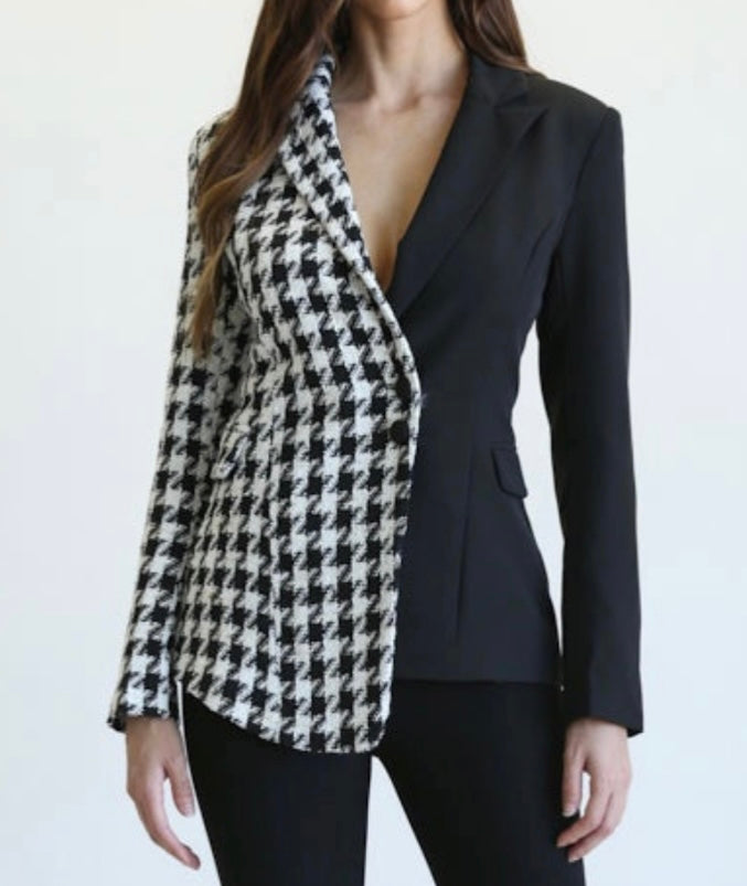 Alma Tweed 2-Tone Blazer